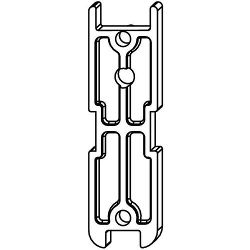 Maco MT Unterlage für Türschnapper 3mm für Türschnapper, Kunststoff grau