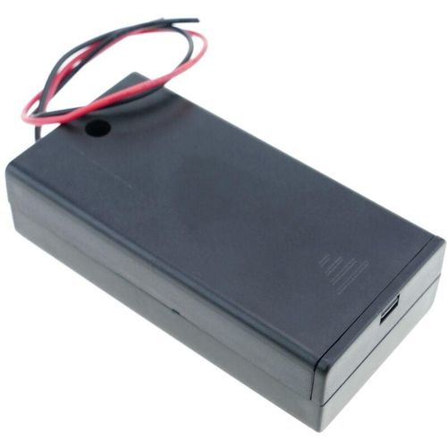 CableMarkt - Batteriefach für 2 AA-Batterien