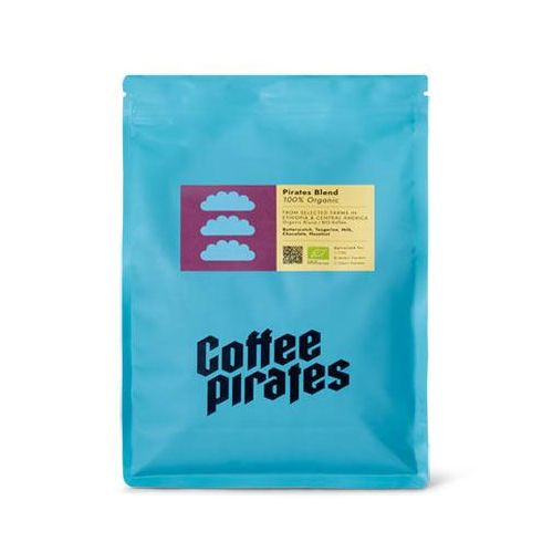 Coffee Pirates – Pirates Blend Bio Espresso – 1 kg Ganze Bohne