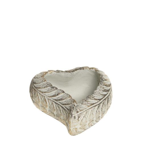 Chic Antique Vittel Blumentopf Herz, H6,5xL17,5xB15 cm