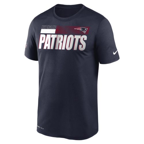 Nike Dri-FIT Team Name Legend Sideline (NFL New England Patriots) T-shirt voor heren - Blauw