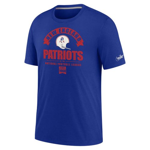 Nike Historic (NFL Patriots) Tri-blend T-shirt voor heren - Blauw