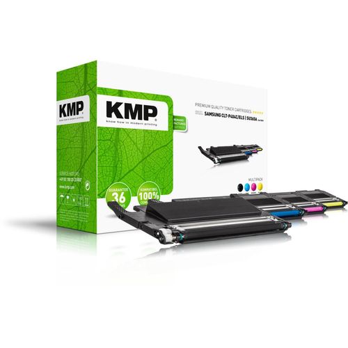 KMP Toner SA-T89V schwarz, cyan, magenta, gelb kompatibel zu SAMSUNG CLT-P404C (SU365A), 4er-Set