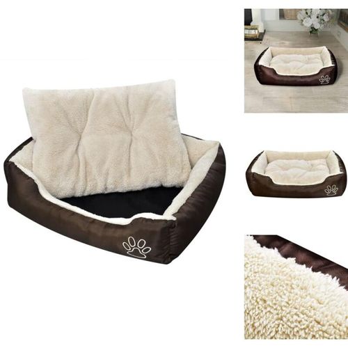 Hundebetten - Living Warmes Hundebett mit Polsterkissen XL