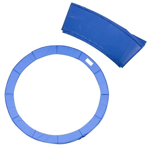 Trampolin Sicherheitsnetz 8ft 10ft 12ft 15ft Randabdeckung: Ø366 cm-Blau (Trampolin nicht inbegriffe