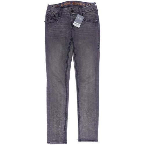 Rock Revival Damen Jeans, grau, Gr. 26