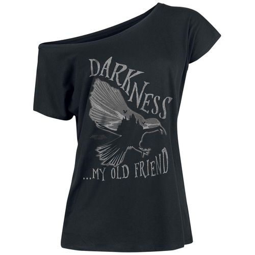 Wednesday Darkness... My Old Friend T-Shirt schwarz in XXL