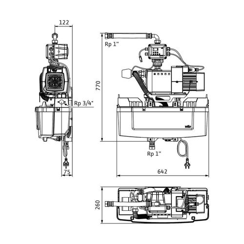 Wilo Regenwassernutzungsanlage RAIN1-24 EM 2551468