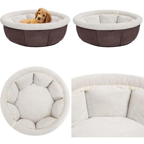 Hundebett 59x59x24 cm Braun - Hundebett - Hundebetten - Home & Living - Braun