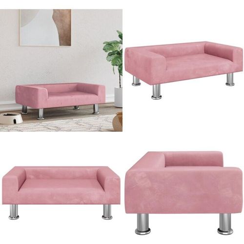 Hundebett Rosa 70x45x26,5 cm Samt - Hundebett - Hundebetten - Home & Living - Rosa