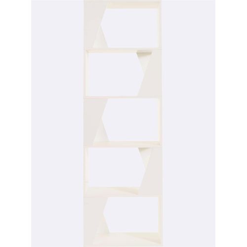 Regal HEINE HOME, weiß, B:54cm H:168cm T:24cm, Holz, Spanplatte, Regale