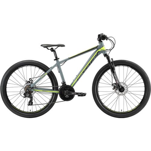 Mountainbike BIKESTAR Fahrräder Gr. 41cm, 26 Zoll (66,04cm), grau für Damen und Herren, Kettenschaltung