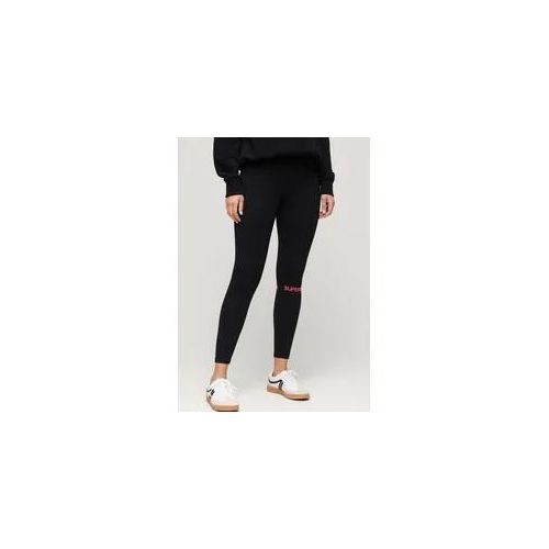 Superdry Leggings »SPORTSWEAR HIGHWAIST LEGGING« Superdry Black/Hyper Fire Pink M