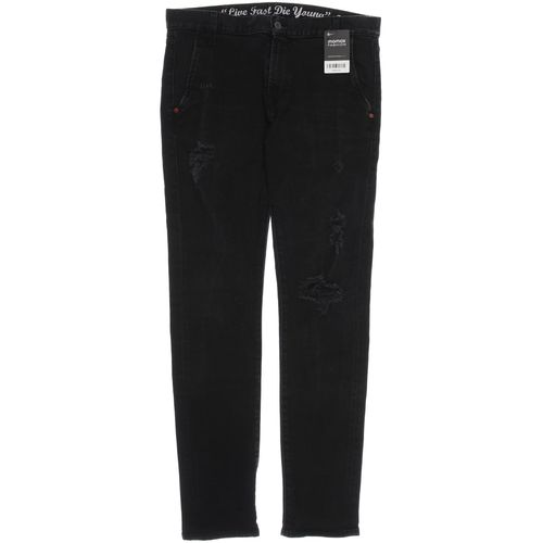 Boom Bap Herren Jeans, schwarz, Gr. 34