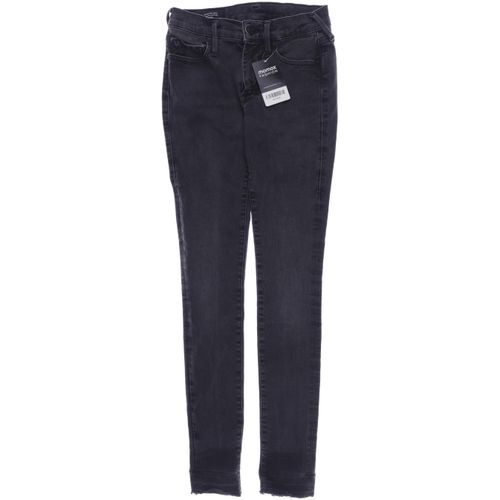 Second Hand Einzelstücke Damen Jeans, grau, Gr. 25