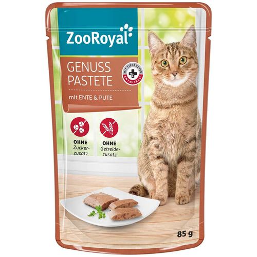 ZooRoyal Genuss Pastete Ente & Pute 24x85g