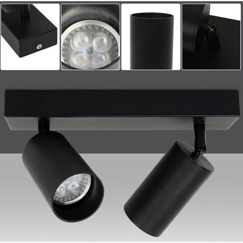 Vingo - led Deckenstrahler Deckenspots Deckenleuchte Wand-Lampe Deckenspot schwenkbar 2-flammig