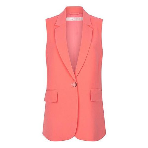 Esqualo Gilet sp24-10024 strawberry