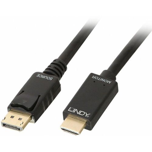 Videokabel - DisplayPort / hdmi - DisplayPort (m) bis hdmi (m) - 3,0m - 4K Untersttzung (36923) (36923) - Lindy