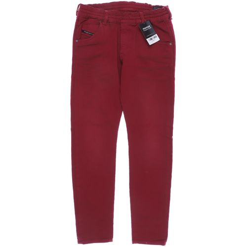 Diesel Damen Stoffhose, bordeaux, Gr. 0