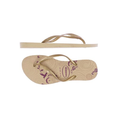 Havaianas Damen Sandale, gold, Gr. 4