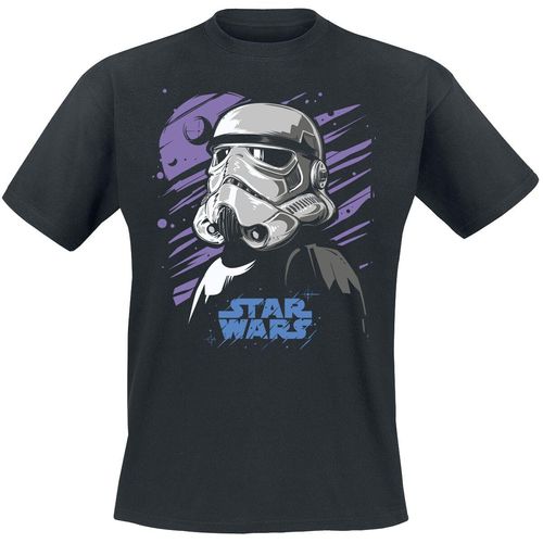 Star Wars Galaxy Stormtrooper T-Shirt schwarz in L