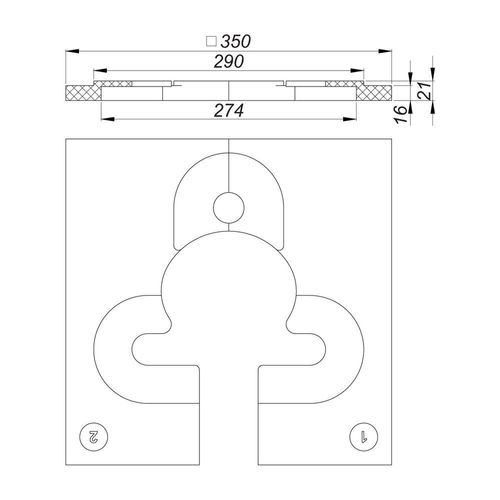 Dallmer DallDrain Plan Montagehilfe 517302