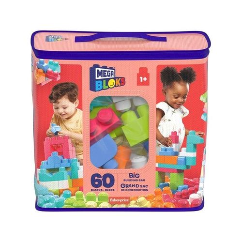 MEGA Bloks First Builders Big Building Bag Pink