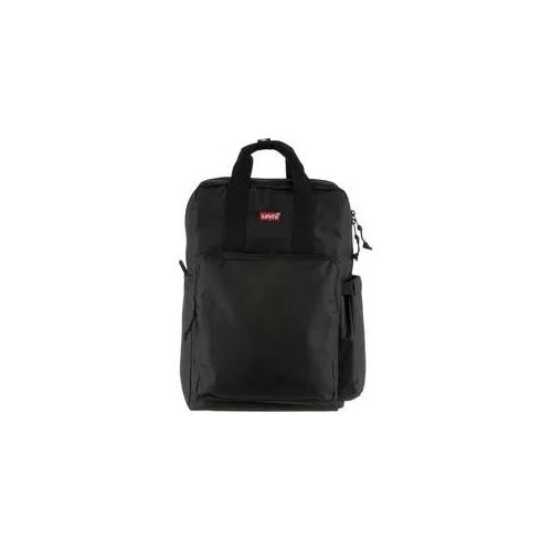 Cityrucksack LEVI'S Gr. B/H/T: 27cm x 45cm x 14cm, schwarz Rucksäcke Freizeitrucksack, Schulrucksack, Arbeitsrucksack