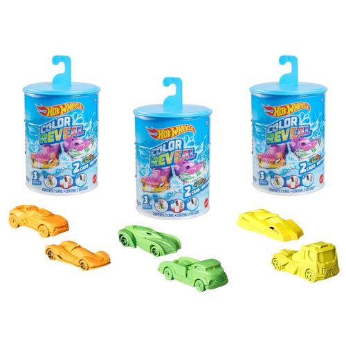 Hot Wheels Color Reveal Farbwechsel-Fahrzeuge, 2er Set