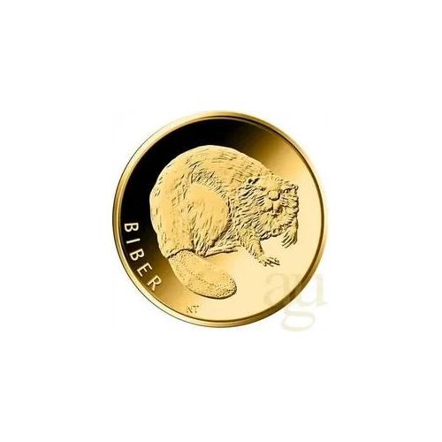 20 Euro Goldmünze Rückkehr der Wildtiere - Biber 2024 (F)