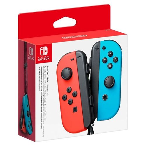 Nintendo Joy-Con Controllers (Pair) Neon Blue & Red - Wireless Controller - Nintendo Switch