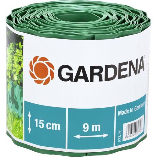 Gardena - Beeteinfassung grün 9 m x 15 cm Beeteinfassungen