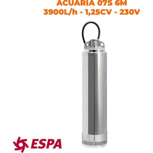 Espa - Tauchwasserpumpe für die Wasserversorgung acuaria 07S-6M - 3.900L/h - 71m ma.