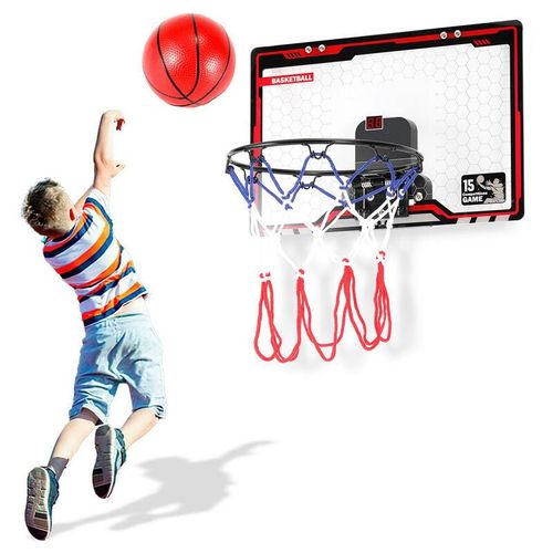 Hengda Mini Basketballkorb Kinder Indoor mit Bälle, Basketball Korb im Zimmer Mini Hoop, Tür Basketball-Board hängendes Basketballbrett mit