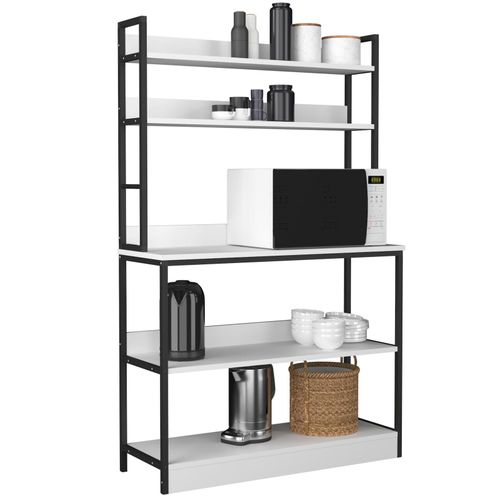 VCM Küchenregal Maße ca. H. 161 x B. 101 x T. 36 cm ausreichend Stauraum Regal Küchenmöbel - Insasi