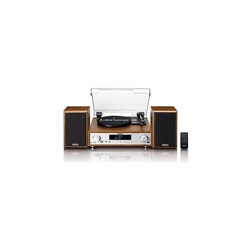 Lenco MC-160WD - Audiosystem - 2 x 10 Watt - Holz