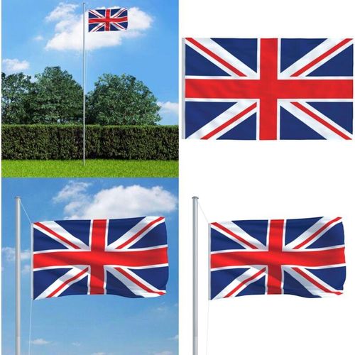 Vidaxl - Flagge des Vereinigten Königreichs 90 x 150 cm - Britische Flagge - britische Flaggen - Home & Living