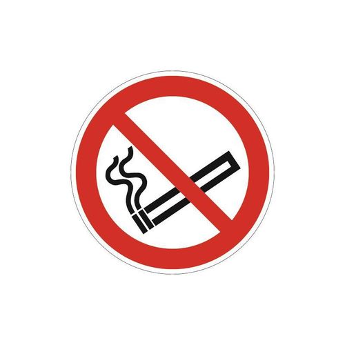 Verbotszeichen ASR A1.3/DIN EN ISO 7010 Rauchen verboten Folie