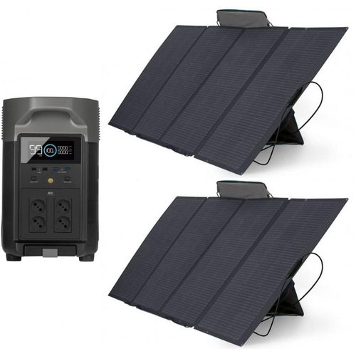 EcoFlow Delta Pro + 2x 400 W Solarpanel