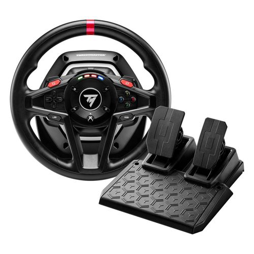 Thrustmaster T-128x Force Feedback Lenkrad & Pedale-Set für Microsoft Xbox One, Xbox Series S, Xbox Series X & PC