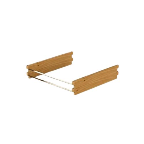 holz4home® Hochbeet-Zusatzmodul aus Holz mit Vlieseinlage I Metallstiften I Blechstreben