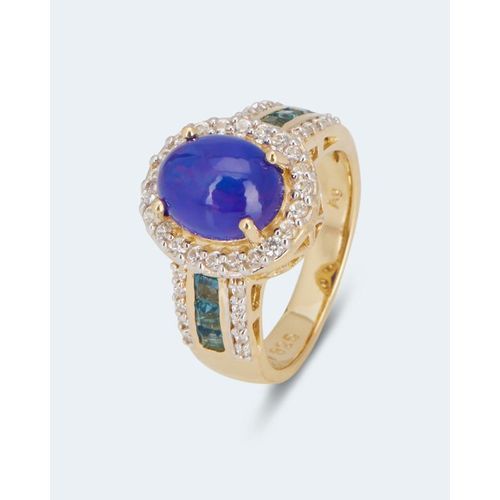 Ring mit blauem Opal