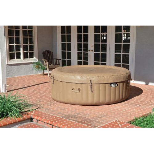 Whirlpool INTEX "Pure SPA "Bubble" Massage" Whirlpools Gr. 795 l, beige für 4 Personen