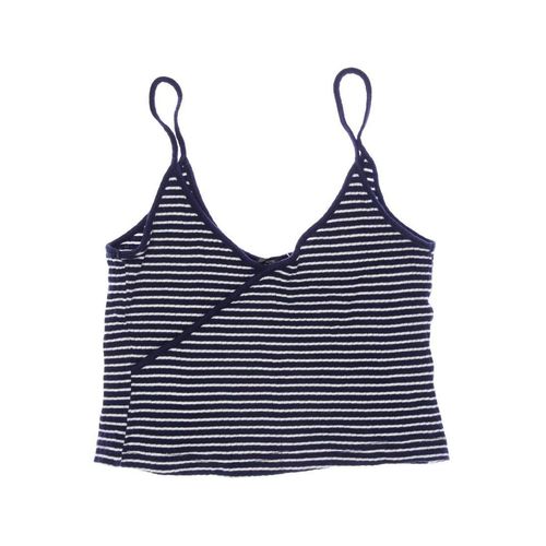 Topshop Damen Top, marineblau, Gr. 38