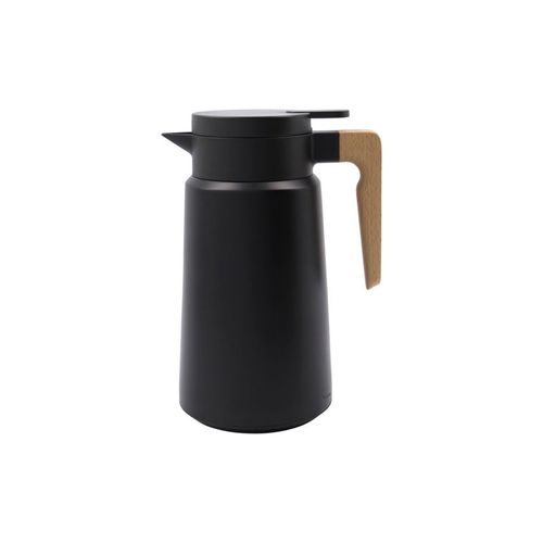 House Doctor Thermoskanne Cole, 25,6 cm, Ø 13,6 cm, 1,8l, schwarz