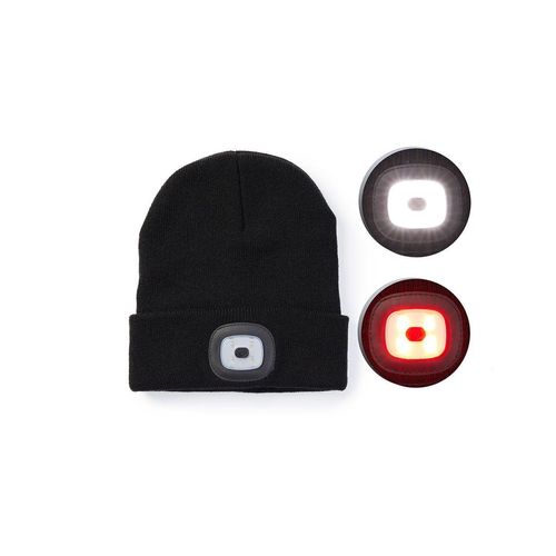 Beanie mit LED-Leuchten