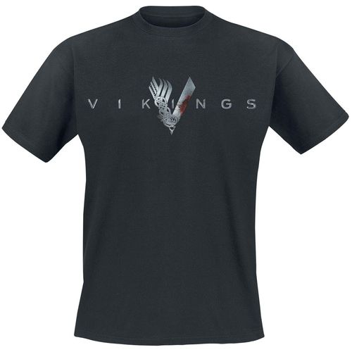 Vikings Welcome To Valhalla T-Shirt schwarz in XXL