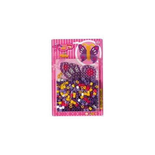 Hama Maxi Perlenset Schmetterling, circa 250 Bügelperlen, eine Stiftplatte und ein Bügelpapier