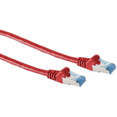 CAT.6A Patchkabel S-FTP, PIMF, rot, 0,25 m